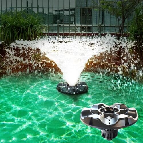 BOYU PY-10000 Fish pond water fountain pump fish pond filter floating fountain 115W.Fountain aeration koi pond landscape