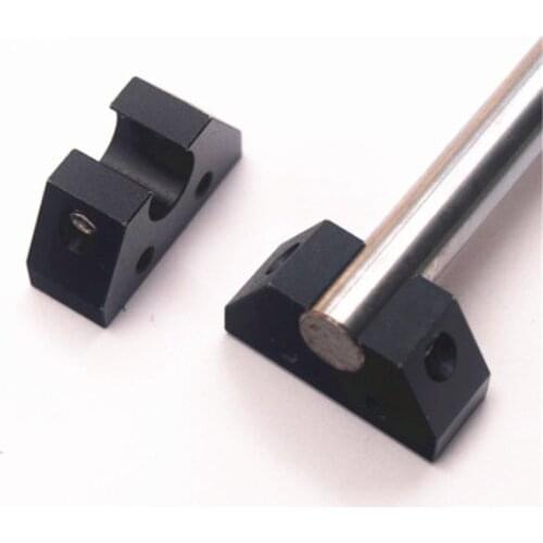 Funssor 4pcs Black anodized aluminum Y holder for Prusa i3 MK3 3D printer metal 8mm smooth rod holder