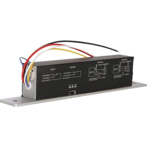 DC12V Deadbolt Electric Drop Bolt Plug Narrow Door Lock with Time Delay NO NC Type for Wooden, Metal, Glass Door Access Control