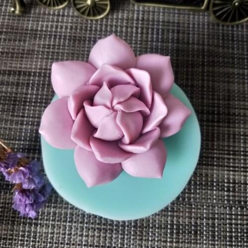 HC0111 PRZY 3D Flower Peony Rose Mould Silicone Soap Mold Candle Aroma Moulds Soap Making Mold Resin Clay Mould Silicone Rubber