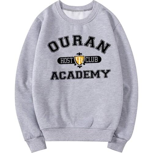 Ouran Host Club Academy Crewneck Sweatshirt Ouran High School Host Club Academy Hoodies Japanese Anime Clothes Harajuku Hoodie