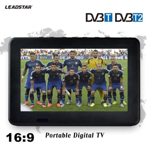 LEADSTAR 9inch HD Digital And Analog Television Receiver LED Television Car TV Support TF Card USB Audio Video Play DVB-T2 AC3