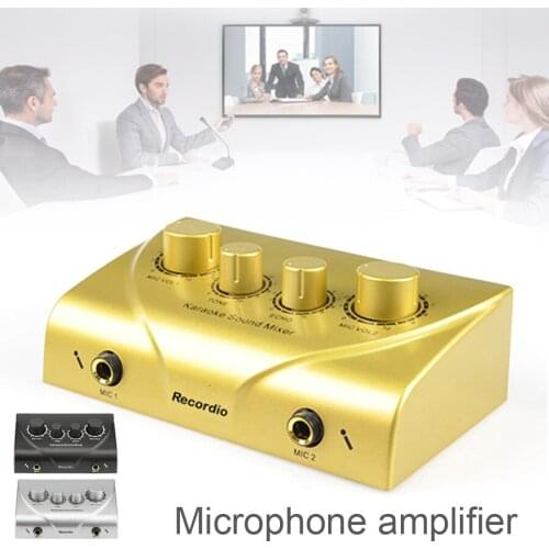 Mini Power Amplifier Dual Microphone Jack Echo Tone Volume Mini Subwoofer Stereo Bass Audio Player Adjustment Power Audio Cable