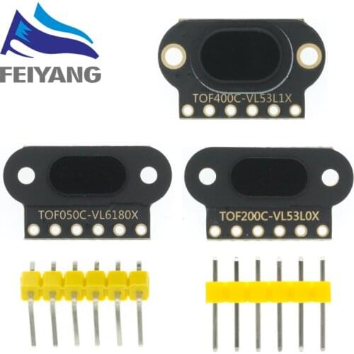 VL6180/VL53L0X/VL53L1X Time of Flight (ToF) Laser Ranging Sensor Module TOF050C TOF200C TOF400C 50CM/2M/4M IIC For Arduino STM32