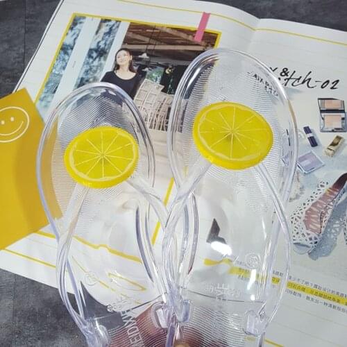 Flip flops Women pvc Transparent Slippers woman Ladies Color Flat Slipper Female Casual Outdoor Slipper Sandals female slates