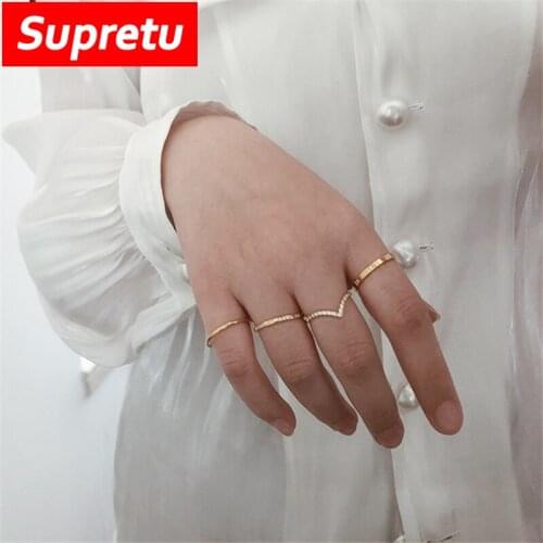 Женские золотые кольца Supretu China At AliExpress