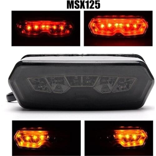 Motorcycle Brake Lamp Light LED Taillight Rear Tail Turn Signal Stop Signals for Honda CBR650F CTX700 CTX700N