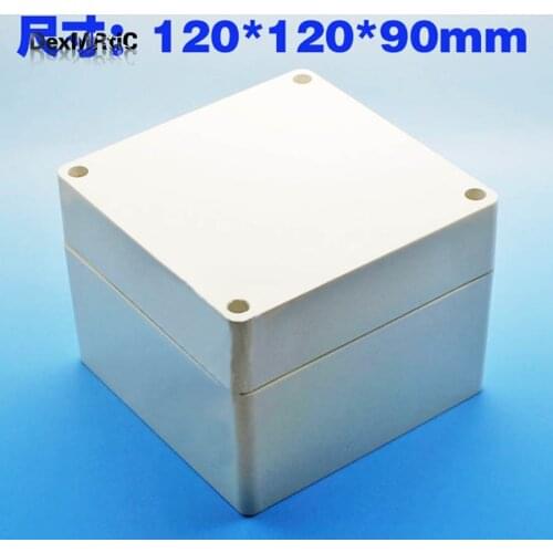 1PC waterproof Plastic Project Box Instrument Enclosure plastic case 120x120x90mm(L*W*H) DIY NEW wholesale price