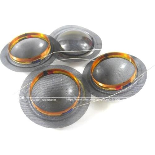 4 pcs 8 ohm Transparent silk dome diaphragm Tweeters voice coil 28mm 28