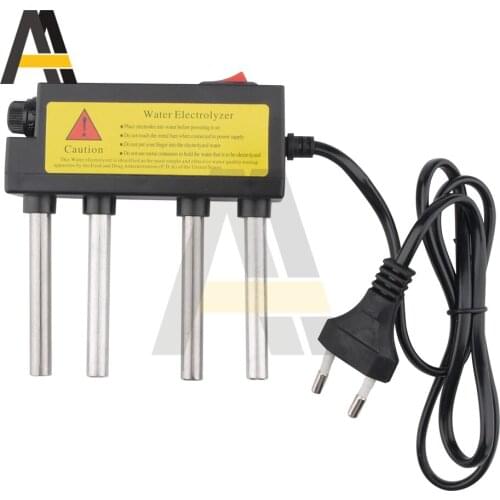 Premium Water Household Electrolyzer Test with EU Plug Electrolysis Water Purity Level Meter PH Tools Water Quality Tester