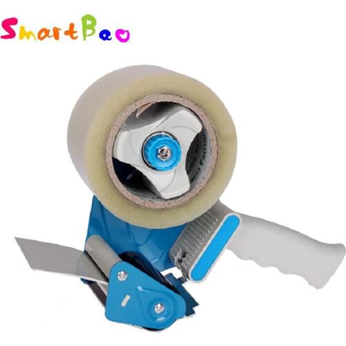 3 Inch Width Tape Dispenser Cutter Hand-Held Carton Sealer Packing Tape Cutter for 72mm Width Tape, Random Color