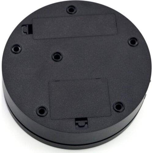 3 Speeds Electric Rotating Display Stand Mirror Turntable Jewelry Holder Battery P0RE