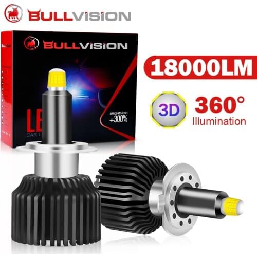 H7 LED Car Headlights Bulbs 360 H8 H9 H11 9012 9005 9006 HB3 HB4 H1 LED canbus 100W 18000LM Superbright CSP 5000K Lamp 12V Bulb