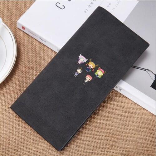 Anime Miss Kobayashis Dragon Maid wallet student coin Card purse women printing Carteira wallet teenagers Long Zipper wallet