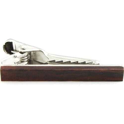 YHT-186 Small Colored Wood Tie Bar, Cool Tie Clips-Factory Directly Selling