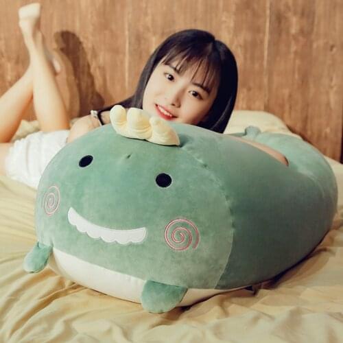 Soft stuffed animal plush toys cute fat dinosaur hamster dog elephant toy huggable pillow cushion Christmas gift for children