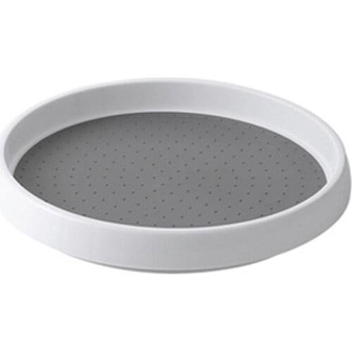 Non Slip Rotating Storage Tray Spice Seasoning Sauce Box Non Slip Shelf Kitchen Condiment Storage Box for Household