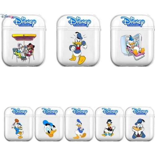 2021 new Disney Donald Duck Soft Silicone Cases For Airpods 1/2 Protective Bluetooth Wireless Earphone Cover For Air Pods Charg