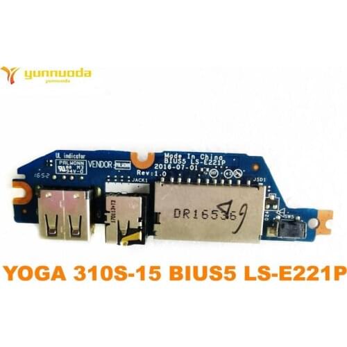 Original for Lenovo YOGA 310S-15 USB board Audio board YOGA 310S-15 BIUS5 LS-E221P tested good free shipping
