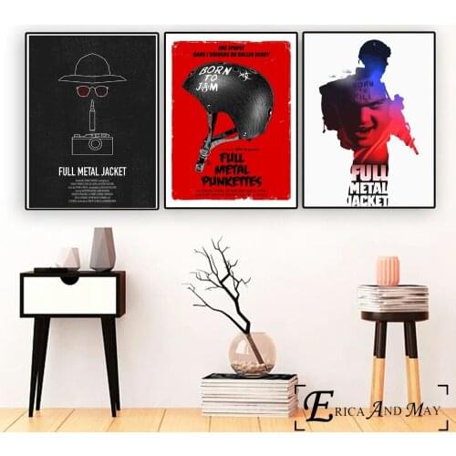 Full Metal Jacket War Movie Posters and Prints Wall art Decorative Picture Canvas Painting For Living Room Home Decor Unframed