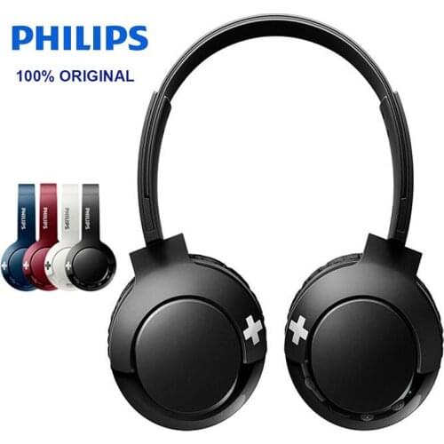 Headband Wireless Headset Philips SHB3075 with Bluetooth 4.1 Volume Control Lithium Polymer for Iphone X Official Verification
