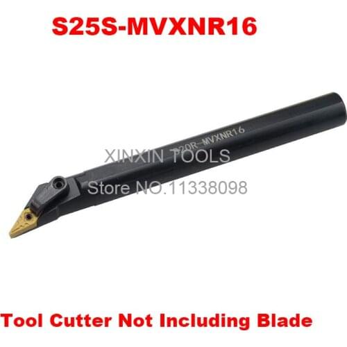 S25S-MVXNR16/S25S-MVXNL16 25mm Lathe Cutting Tools CNC Turning Tool Machine Tools Internal Metal Lathe Tool Boring Bar MVXNR/L