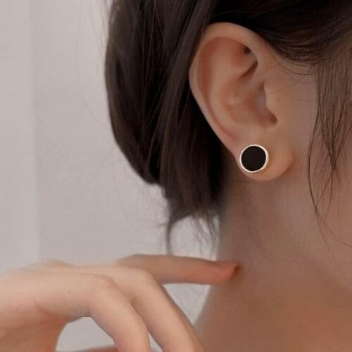 New Special Design Small Round Gold Non Pierced Magnetic Earrings For Women Fashion Ear Jewelry