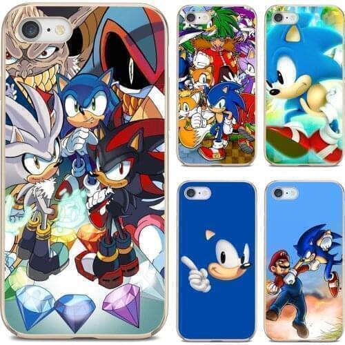 For Xiaomi mi Redmi Note 3 4 4X 5 6 7 8 8t 9 9s 9t 10 pro lite Sonic-the-Hedgehog Silicone Bag Case