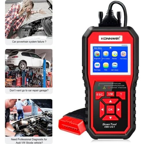 KONNWEI KW850 OBD2 Car Diagnostic Scanner Tools OBD Auto Diagnostic Tool Check Engine Automotive Car OBD II Scanner Code Reader