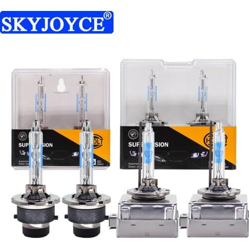 SKYJOYCE 2PCS 12V 35W Xenon D1S HID Headlamp Bulbs Metal Claw 55W D2S 5500K High Bright D3S D4S Xenon Standard Car Light Source