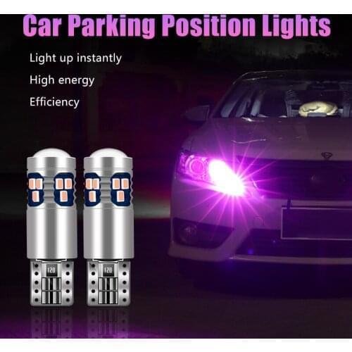 2pcs T10 LED Bulb Car Width Parking Light For Toyota Corolla E150 RAV4 XA40 XA50 Camry 40 70 CHR 2017 2018 2019 2020 Accessories