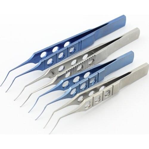 Titanium Stainless steel Utrata Style Capsulorhexis Forceps Ophthalmic Eye Instruments