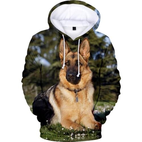 German shepherd 3D hoodies men/women 2020 aikooki New sale fashion print popular german shepherd 3D hoody casual tops
