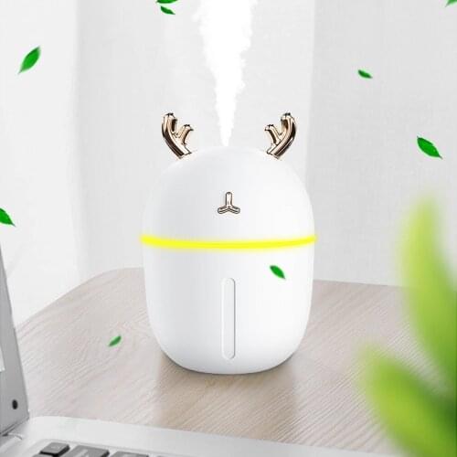 Large Capacity Of 300ML Ultrasonic Air Humidifier Aroma Essential Oil Diffuser for Home Car USB Fogger Mist Maker with LED Lamp