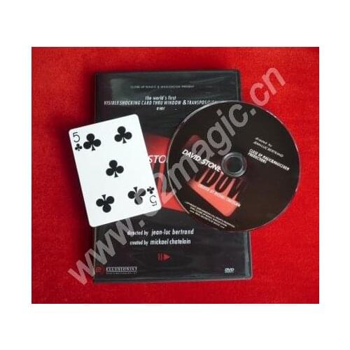 Window By David Stone(Dvd+Gimmick) - Magic Trick,Accessories,Stage Magic Props,Close Up,Card Magia,Illusions,Magia Toys Classic