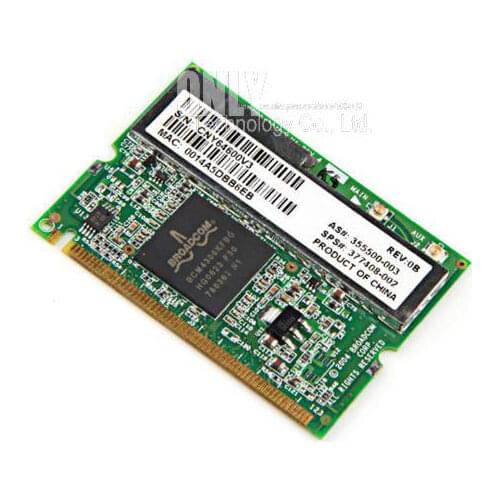 BroadCom BCM94306 BCM4306 BCM94306MPLNA Wireless Wifi Mini Pci WLAN Card for HP Compaq nx4800 nx9000 nx9005 nx9008 nx9010