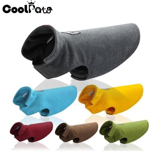 2017 Winter Warn Pet Jacket Thickening Soft Fleece Dog Clothes Warm Reversible Dog Coat Elastic Clothes for Dogs