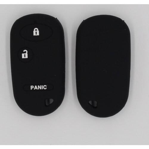 3PC Silicone Key Fob Case Cover Shell Holder For Honda Accord CRV Civic Fit Freed StepWGN Two 2 Buttons Remote Car Styling