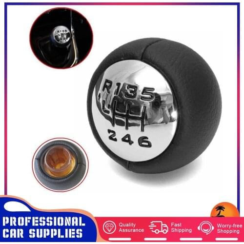 6 Speed Gear Stick Shift Knob For Peugeot 307 308 407 5008 807 Citroen C3 C4 C5