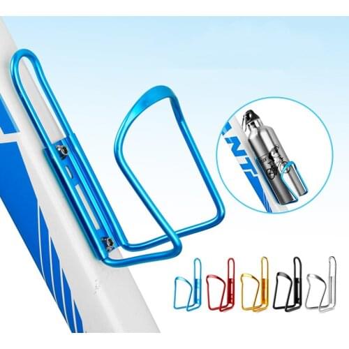 Aluminum Bicycle Cycling Water Bottle Rack Holder Cycling Bottle Cage Bike Part Mount for Mountain Folding Bicycle Accessories