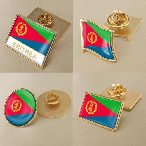 Coat of Arms of Eritrea/Eritreans Flag National Emblem Brooch/Badges/Lapel Pins