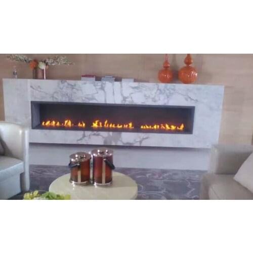 Inno-Fire 48 inch real fire stainless steel manual bio ethanol burner fireplace