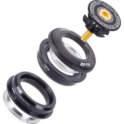 MTB/Road Bicycle Built-in Bearing Bowl Headset Bike Headset 44mm Straight Head Tube with 28.6mm Straight Fork