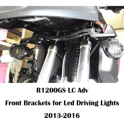 KEMiMOTO For BMW R1200GS Adv LC Front Brackets for Led Driving Lights R1200GSA 2013-2016 Motorcycle Accessories