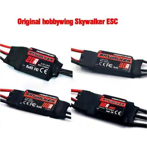 Hobbywing Skywalker 15A 20A 30A 40A 50A 60A 80A ESC Speed Controller With UBEC For RC Airplanes Helicopte