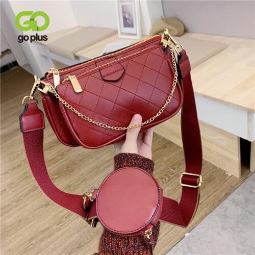 GOPLUS Purses and Handbags Crossbody Bags for Women Bolsos Para Mujer Rhomboid Wide Shoulder Chain Strap Mini Luxury Bag