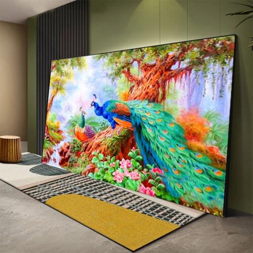 Beautiful Peacock Canvas Painting Wall Art Peafowls Picture For Living Room Posters And Prints Home Decor