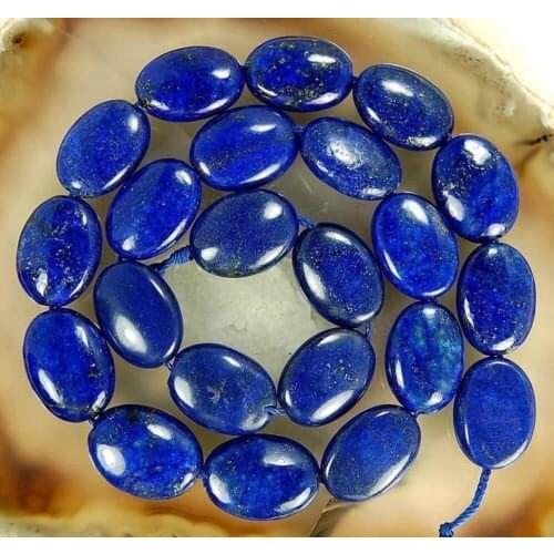 Hot sell Noble- FREE SHIPPING>>>@@ 13*18mm Natural Egyptian Lapis Lazuli Oval loose Beads 15"Natural stone