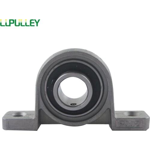 LUPULLEY 2PCS Ball Bearing KP08/000/001/002/003/004/005/006 Pillow Block Mounted Support Bore Diameter 8/10/12/15/17/20/25/30mm