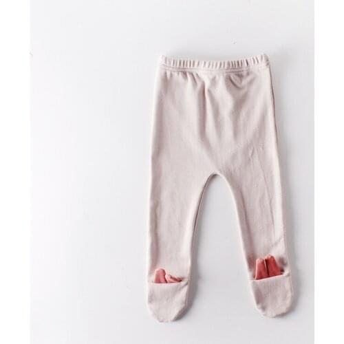 Lovely cozy newborn baby girls tights autumn winter cartoon bunny design infant baby pantyhose for girls stocking children 0-8T